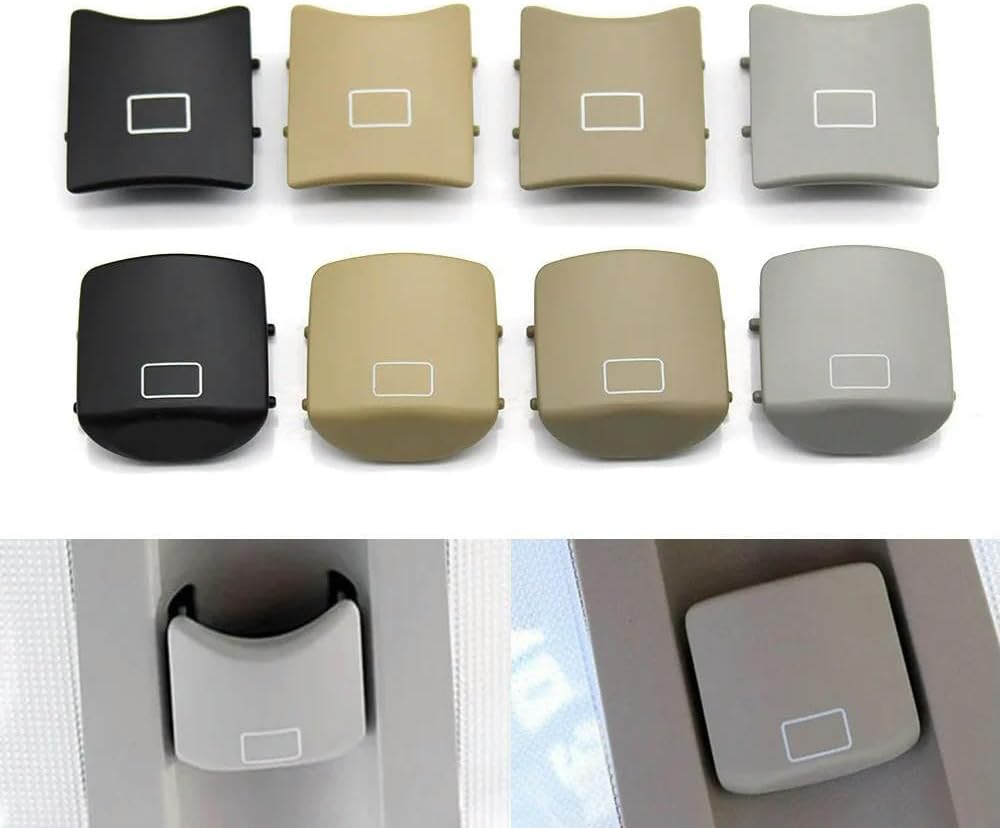 Button Trim Cover for Mercedes-Benz ML/GL/R Class W164 W251 2005-2017. Car Sunroof Window Switch Button Cover Replacement