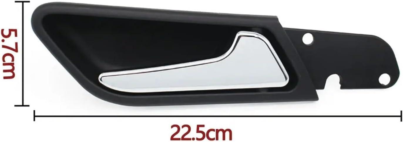 Interior Car Left Right Opening Door Pull Handle Assembly Compatible with Mercedes Benz A B Class W169 W245 A160 A180 B200 B260 A1697600961 (Color : Beige Left)