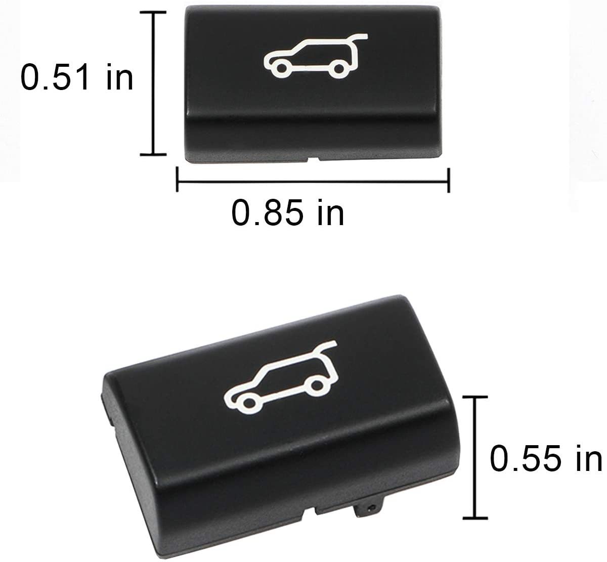 For BMW X5/X6 Tailgate Rear Trunk Switch Button Covers | YDSSTORE