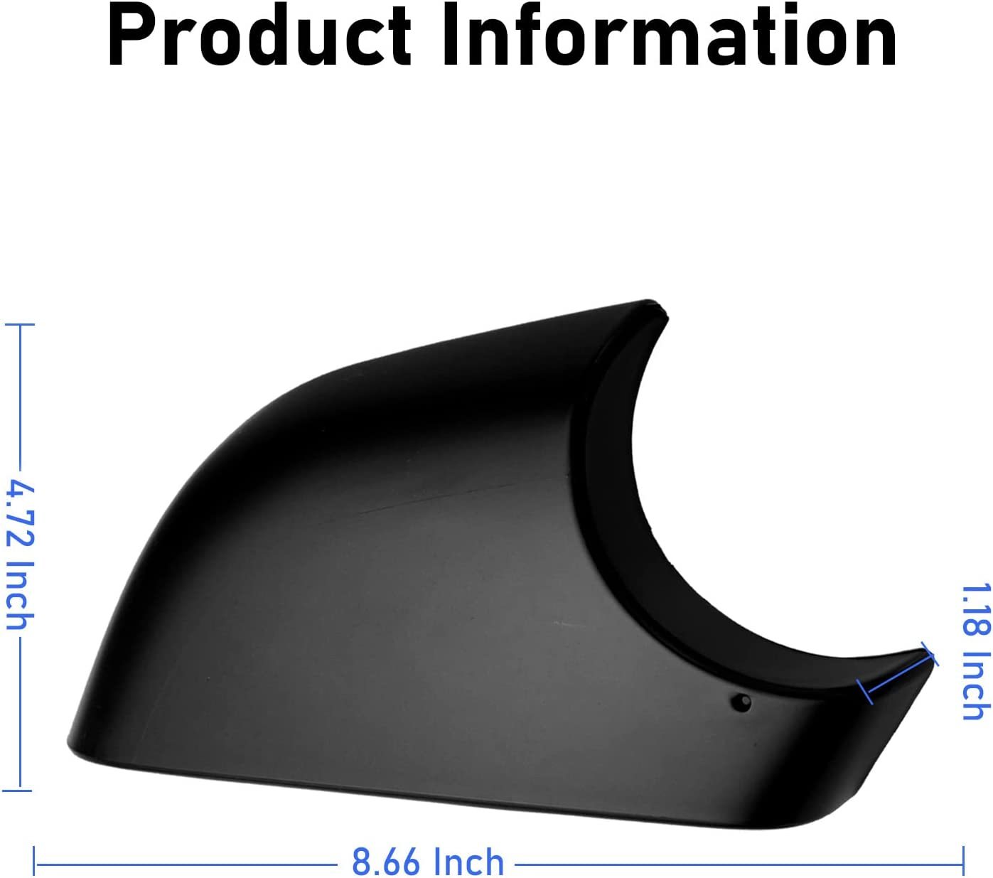 YDSSTORE Compatible With Tesla Model 3 Mirror Bottom Cover 2017-2022. Right Passenger Rearview Mirror Lower Base Cover. Side Mirror Base Cover Replacement For Tesla Model 3 Wing Mirror Repair(Right)-autoydsstore