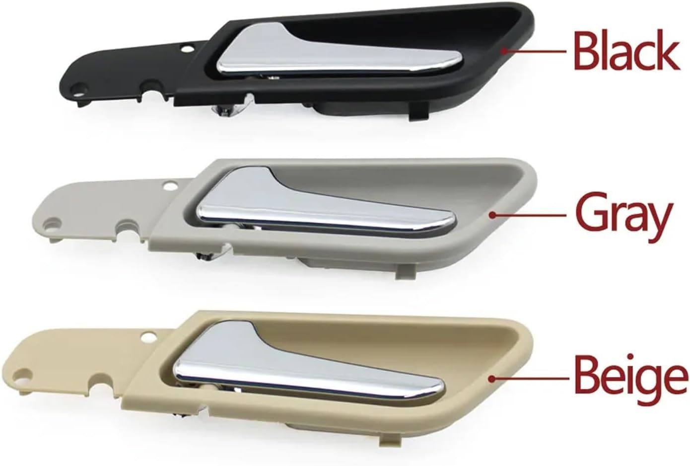 Interior Car Left Right Opening Door Pull Handle Assembly Compatible with Mercedes Benz A B Class W169 W245 A160 A180 B200 B260 A1697600961 (Color : Beige Left)