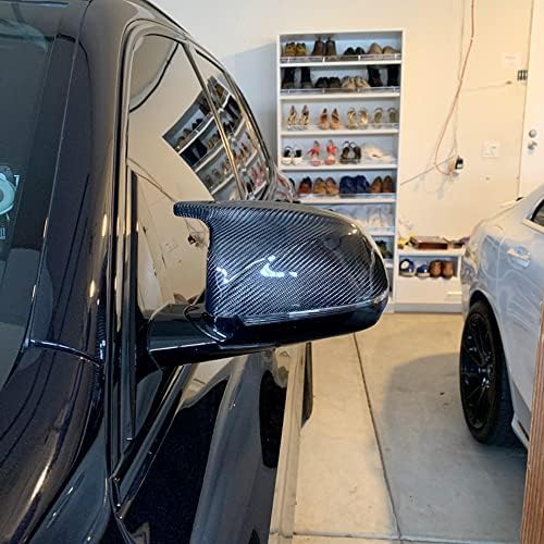 YDSSTORE  Real Carbon Fiber Mirror Cover Caps for BMW X3 X4 X5 X6 X7 G01 G02 G05 G06 G07 (2018-2025)