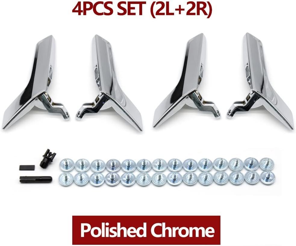 Binnendeur Handvat Auto-accessoires Voor Mercedes-Benz W204 C Klasse C180 C200 C300 GLK 2008-2015 Auto-interieur Deurklink Auto Styling Auto-interieur Deurklink (Color : Polished 1pair)