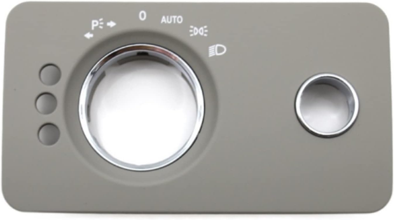 Car Dashboard Headlight Control Switch Panel Cover Trim Fit for Mercedes Benz W251 R-Class R280 R300 R350 R400 R500 2005-2017 (Color : W251 C Black)