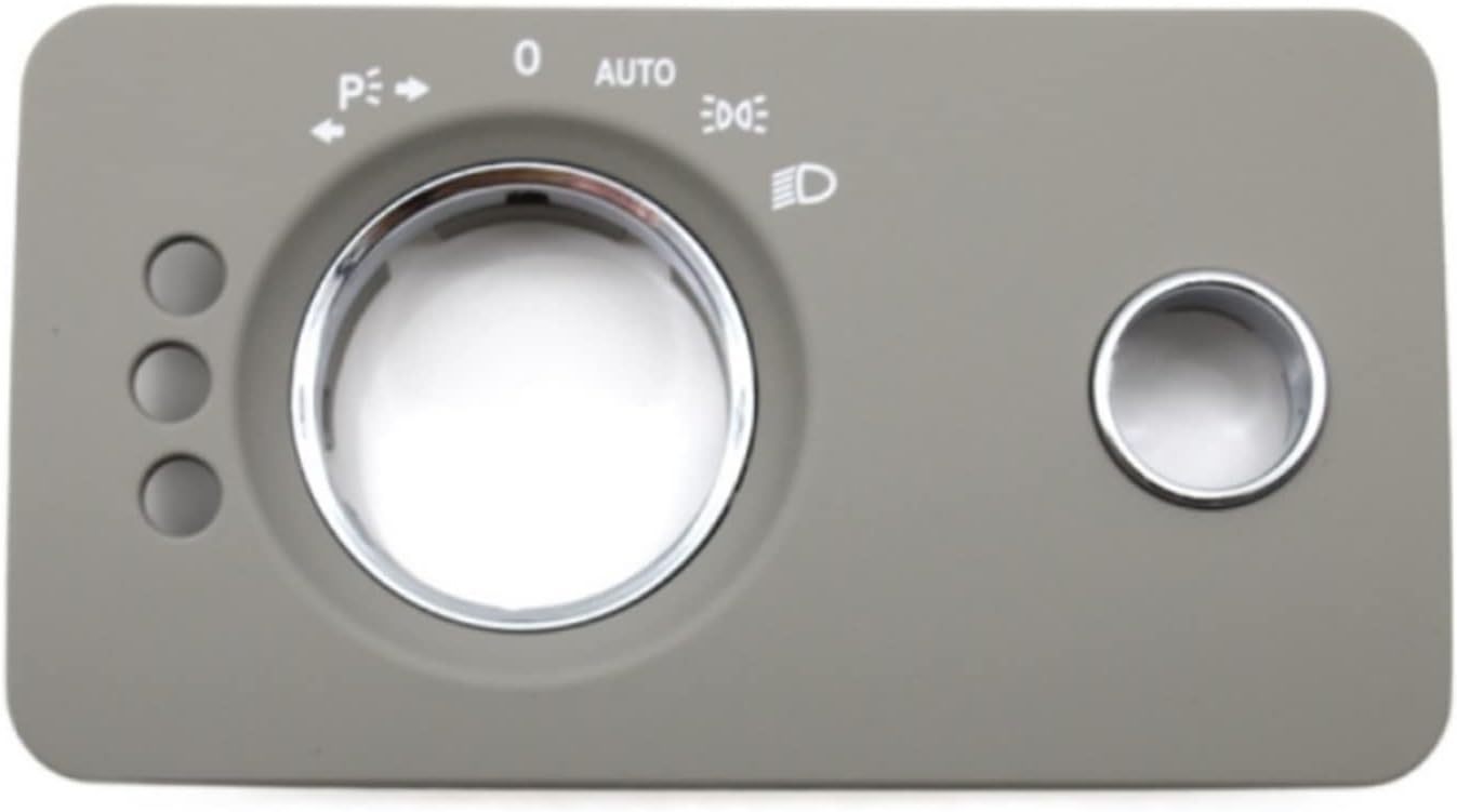 Car Dashboard Headlight Control Switch Panel Cover Trim Fit for Mercedes Benz W251 R-Class R280 R300 R350 R400 R500 2005-2017 (Color : W251 C Black)