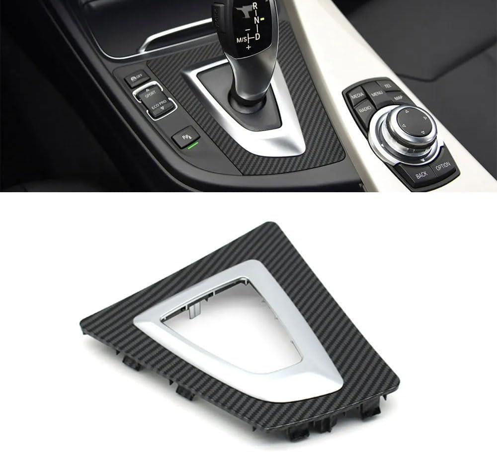 YDSSTORE Compatible with BMW 3 4 Series Black Gear Shift Frame Cover. Control Gear Box Shift Knob Panel Trim Replacement for BMW F30 F31 F34 F35 F32 F33 F36 51169234131-autoydsstore