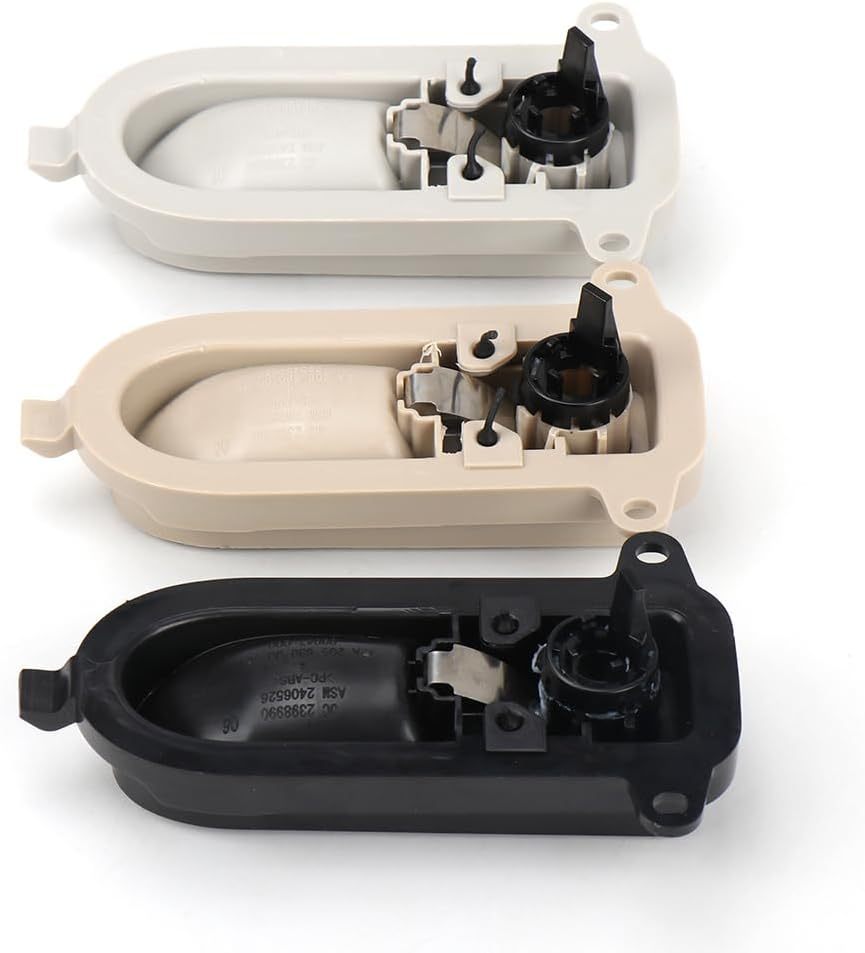 Car Glove Box Handle Cover Interior Lid Lock Toolbox Glove Boxes Cover Switch For Benz W205 W253 C GLC Class C200 GLC260 (Gray)