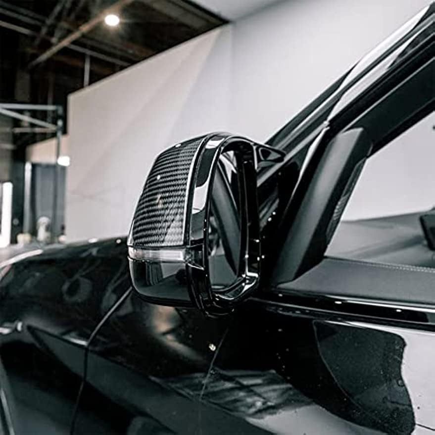 YDSSTORE  Real Carbon Fiber Mirror Cover Caps for BMW X3 X4 X5 X6 X7 G01 G02 G05 G06 G07 (2018-2025)