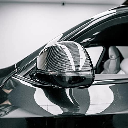 YDSSTORE  Real Carbon Fiber Mirror Cover Caps for BMW X3 X4 X5 X6 X7 G01 G02 G05 G06 G07 (2018-2025)