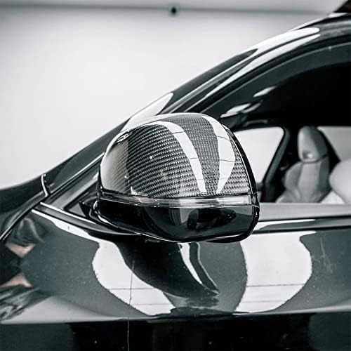 YDSSTORE  Real Carbon Fiber Mirror Cover Caps for BMW X3 X4 X5 X6 X7 G01 G02 G05 G06 G07 (2018-2025)