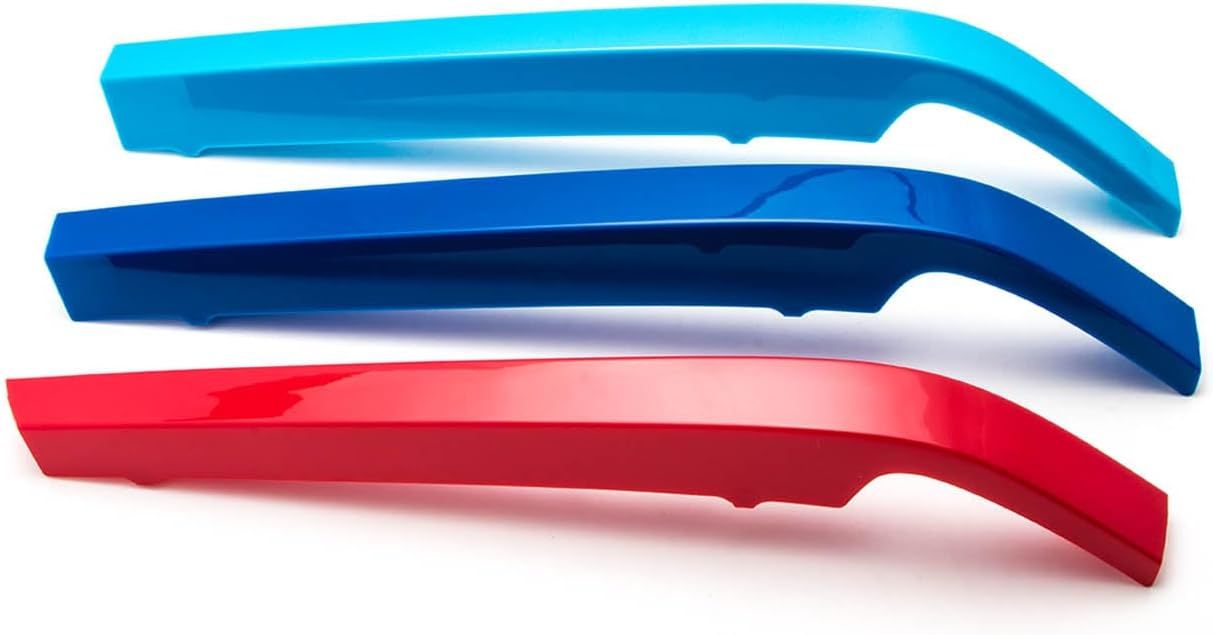 YDSSTORE M-Colored Tri Grille Insert Trim Strips for BMW G11 7 Series LCI (2020-up) | Compatible with 8-Beam Front Kidney Grilles-autoydsstore