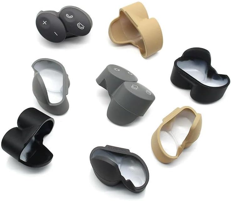 Button Trim Cover for Mercedes-Benz E/G/CLK/CLS Class W211 W463 W209 W219 E300 G55. Car Multi-Function Steering Wheel Switch Button Keys