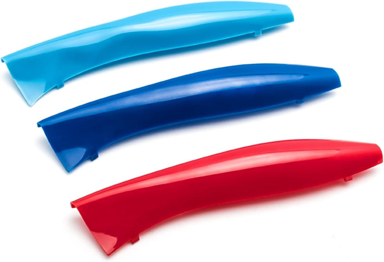 YDSSTORE M-Colored Tri Grille Insert Trim Strips for BMW E85 & E86 Z4 (2002-2008) | Compatible with 9-Beam Front Kidney Grilles | Easy Clip-on Installation-autoydsstore