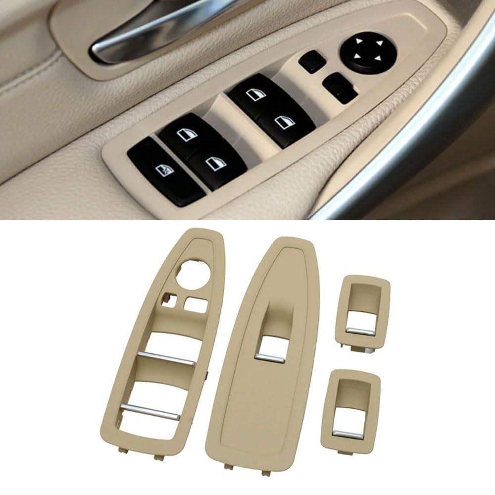 Compatible with BMW 1/3/4 Series. carbon fiber finish Window Lift Switch Cover. Interior Door Window Control Button Panel Trim Replacement for F20 F30 F31 F34 F35 F36 (Carbon 4PCS)-autoydsstore
