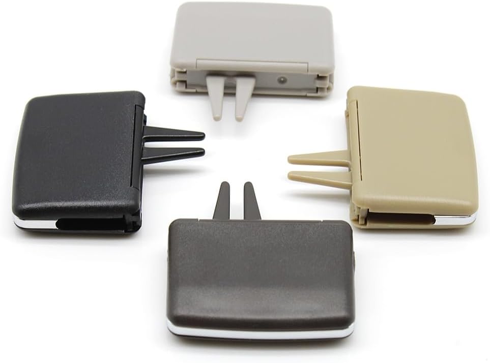 Car Rear Air Conditioning AC Vent Outlet Tab Clip Compatible With Mercedes Benz W204 C X204 GLK 180 200 220 250 300 W212 W207 E Class (Color : Beige 1PC)