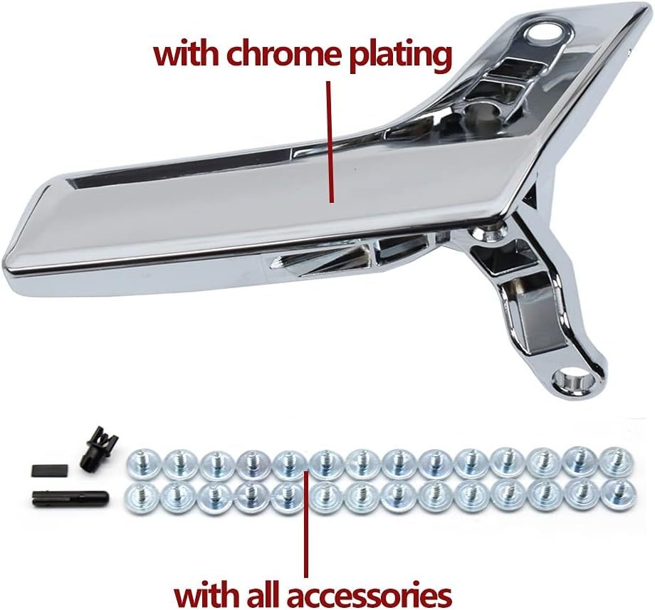 Binnendeur Handvat Auto-accessoires Voor Mercedes-Benz W204 C Klasse C180 C200 C300 GLK 2008-2015 Auto-interieur Deurklink Auto Styling Auto-interieur Deurklink (Color : Polished 1pair)