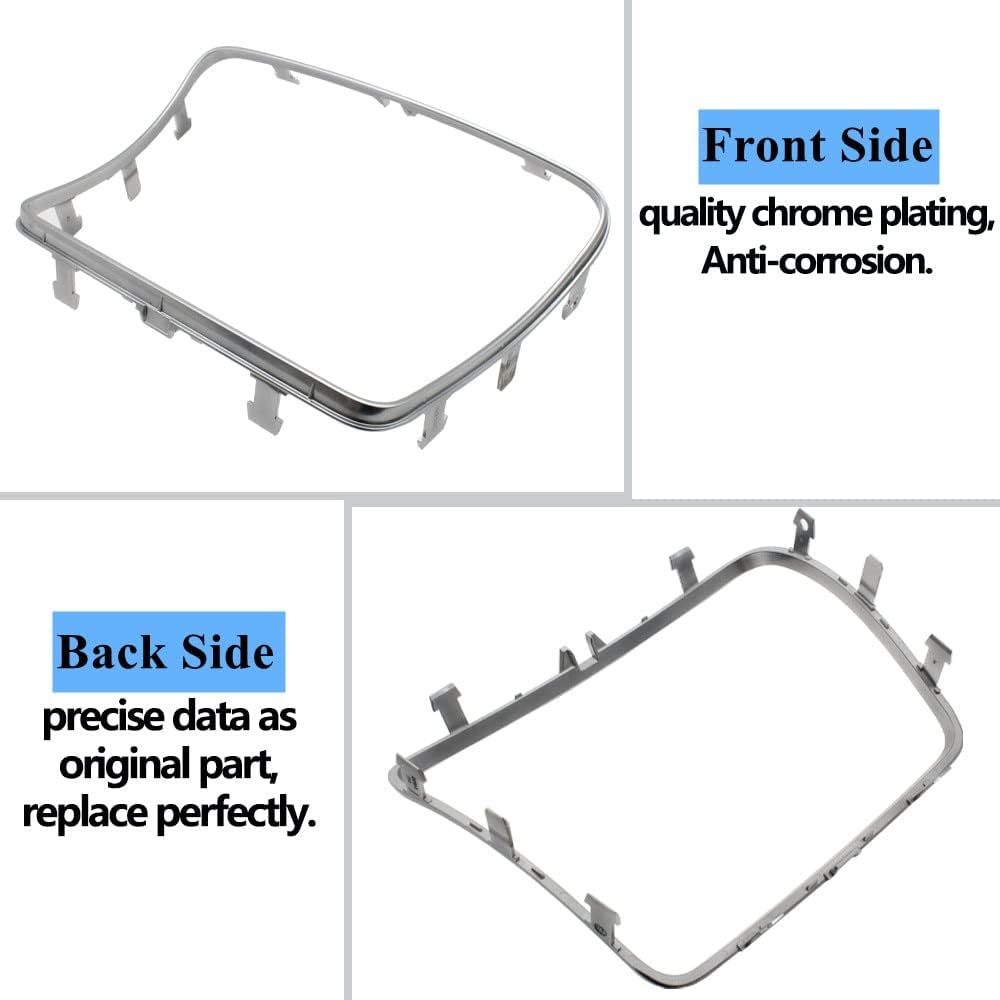 Car Water Cup Holder Strip Plating Ashtray Trim Ring. Compatible with Mercedes. Compatible with Benz C W205 C200 C250 C300 C400 GLC W253 GLC200 300 2056830900 