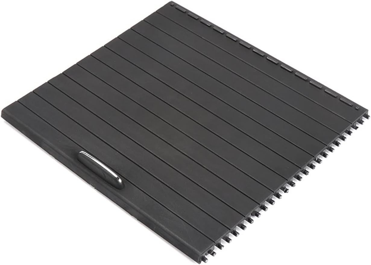 FREAZE Auto Middenconsole Luiken Bekerhouder Slide Rolgordijn Cover Fit for Mercedes Benz Ml/Gl/Gle/Gls Klasse W166 W292 2012-2018 (Color : Beige)