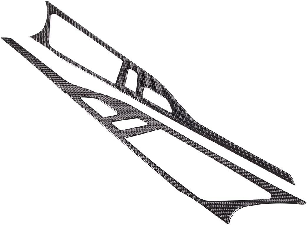 YDSSTORE Inner Door Handle Panel Frame Sticker Trim Soft Carbon Fiber 2PCS Compatible with BMW 8 Series G14 G15 2019-2022 Door Panel Decoration Sticker Accessories
