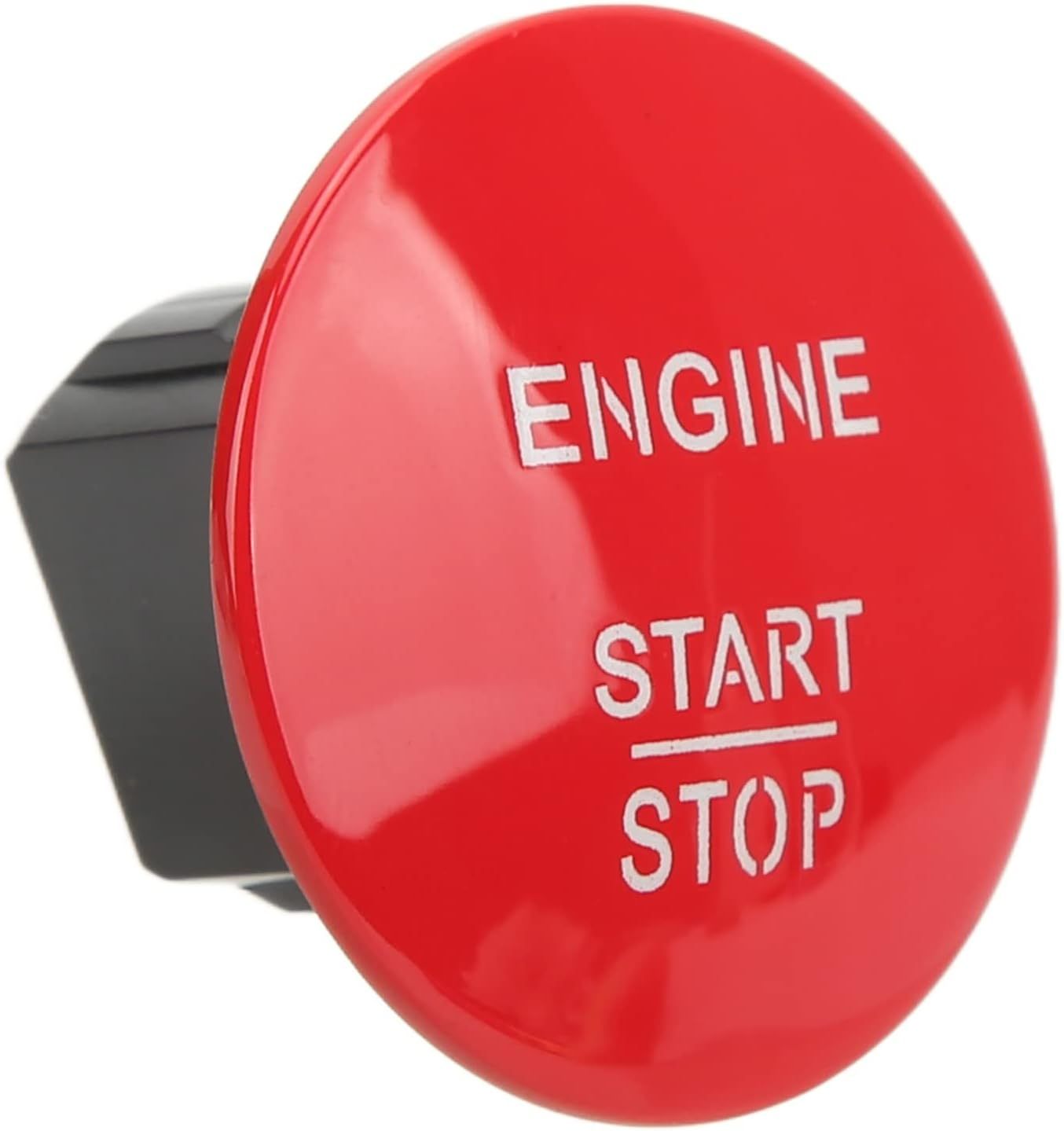 Engine Start Stop Button. ABS Alloy Start Push Button. 2215450714 Ignition Button Switch Replacement for Mercedes‑Benz CL550 E350 CLS350(Red)