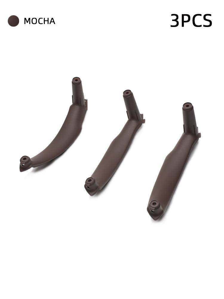 for BMW X5 X6 Door Pull Handle. Inner Door Trim Grab Cover Passenger Side Right Front/left Right Rear Door Armrest Bracket (Fits:BMW X5 2008-2013 and BMW X6 2008-2014) (Leather Cover NOT Inculded)-autoydsstore