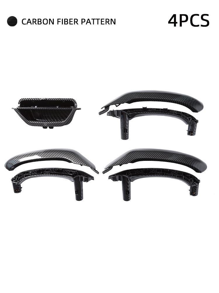 Door Pull Handle Passenger Door Inner Handle+Outer Cover Trim Replacement Kit Assembly for BMW X3/X4 F25 F26 2010 2011 2012 2013 2014 2015 2016-autoydsstore