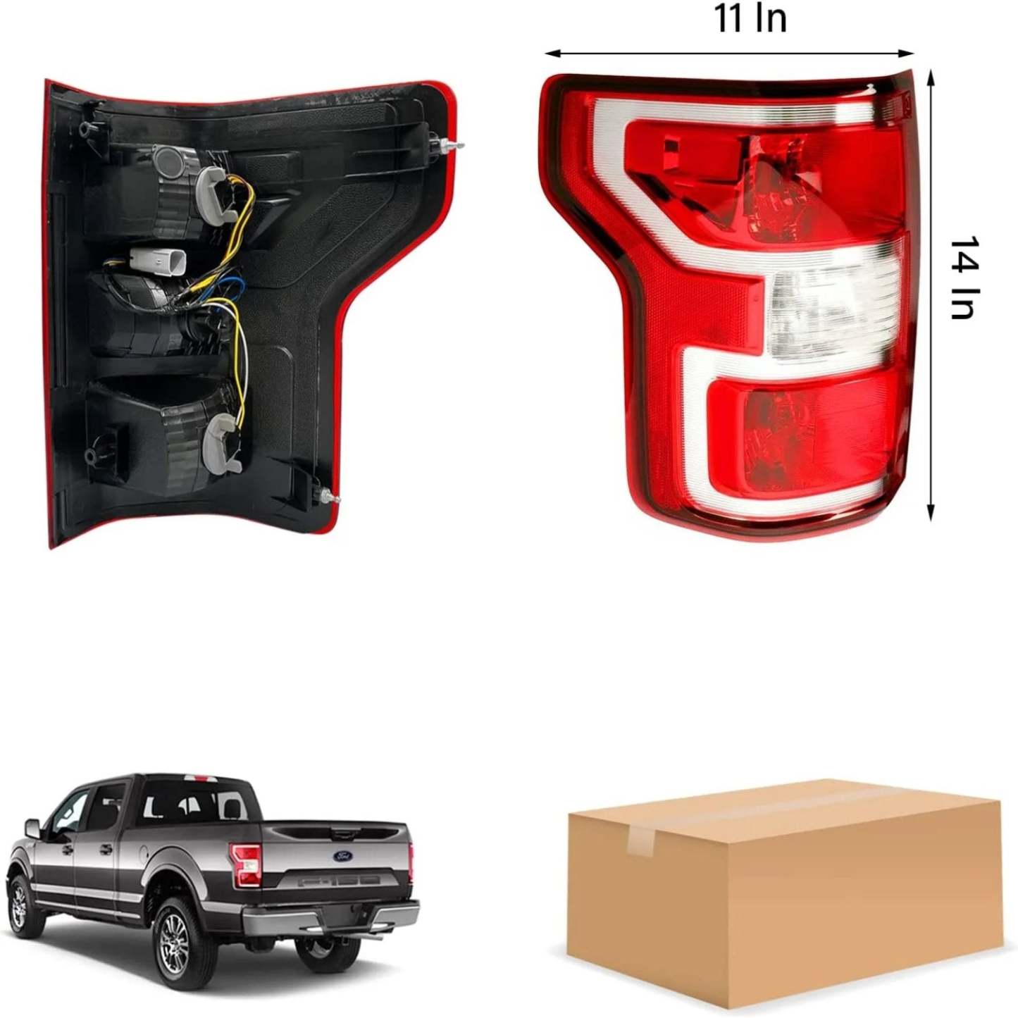 For Ford F150 Tail Light Assembly 2018 2019 2020 | YDSSTORE