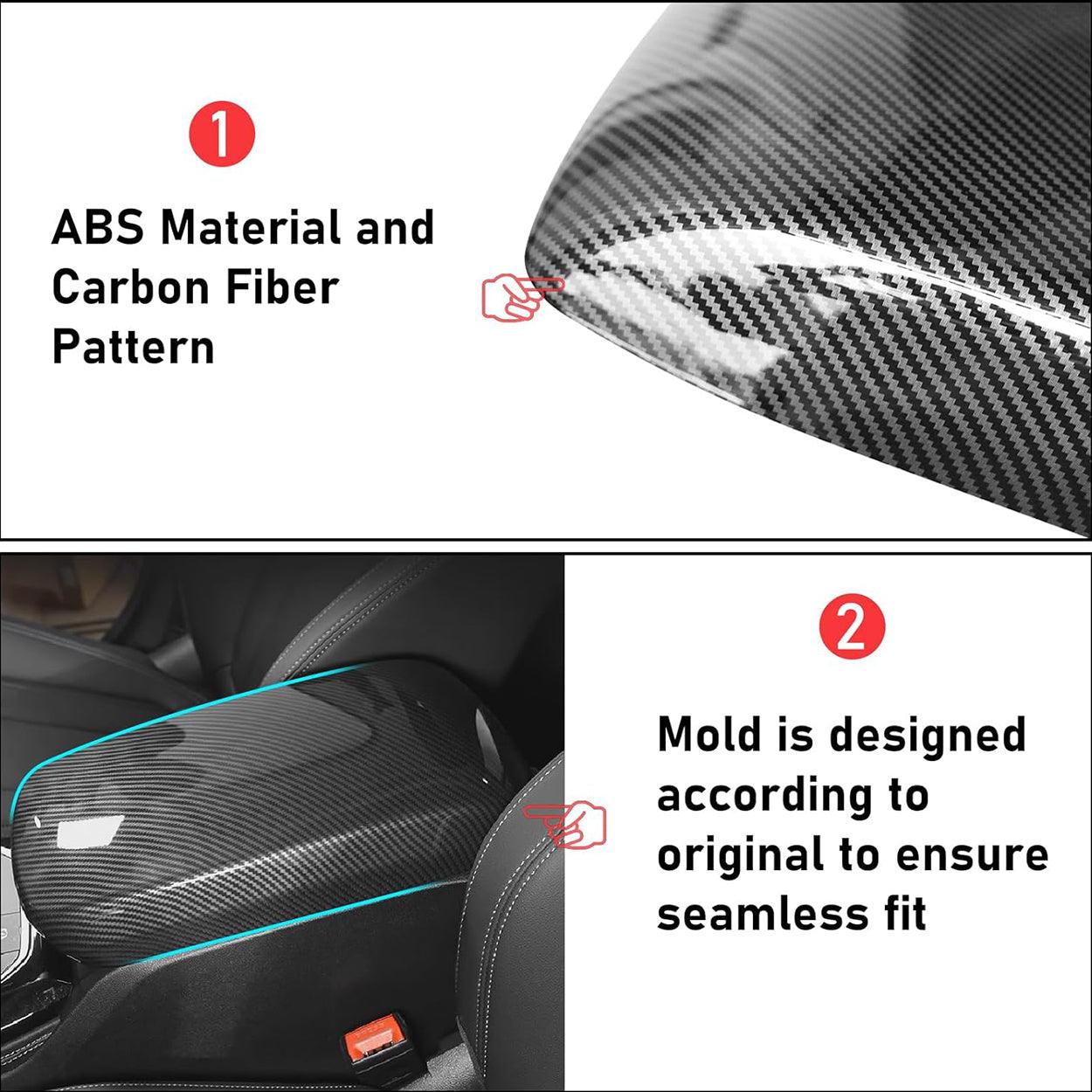 YDSSTORE Carbon Fiber  Style Center Console Cover for BMW X3 G01 (2018-2024) & BMW X4 G02 (2019-2024)-autoydsstore