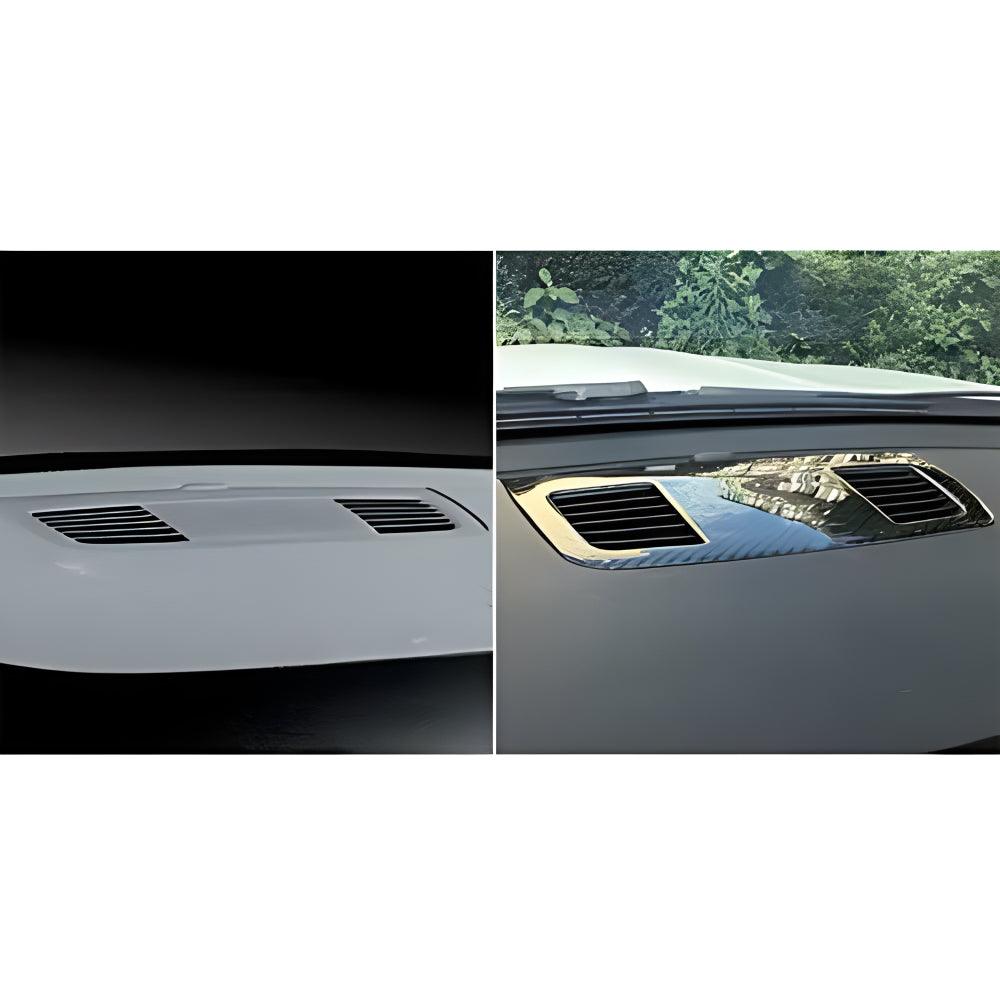 Real Premium Carbon Fiber Car Dashboard AC Air Conditioner Vent Outlet Cover Interior Trim Compatible with BMW E90 E92 E93 325i 328i 330i 335i 2006 2007 2008 2009 2010 2011 2012 Accessories-autoydsstore