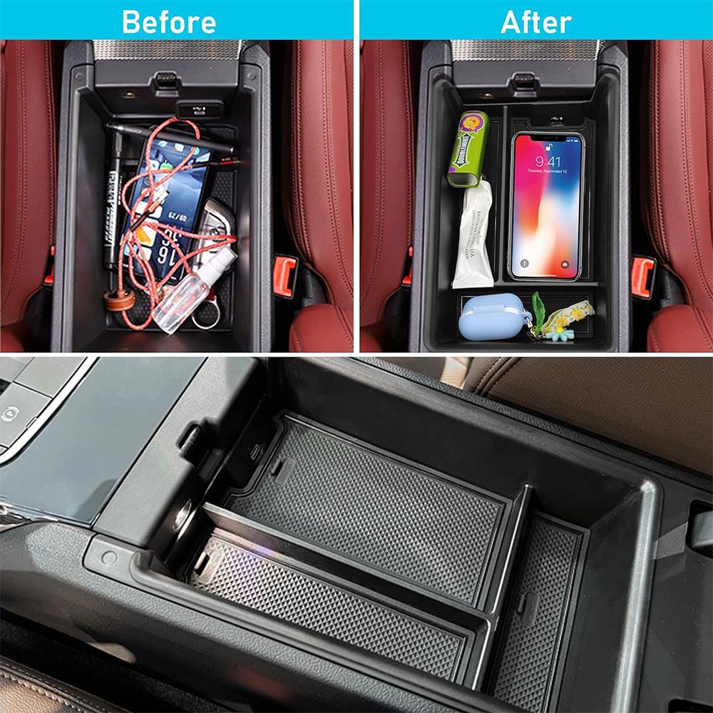 Compatible with BMW Center Console Organizer for 3 Series G20 (2019-2024). 4 Series G22/i4 G26 (2021-2024) - Console Storage Box for BMW 3/4 Series-autoydsstore
