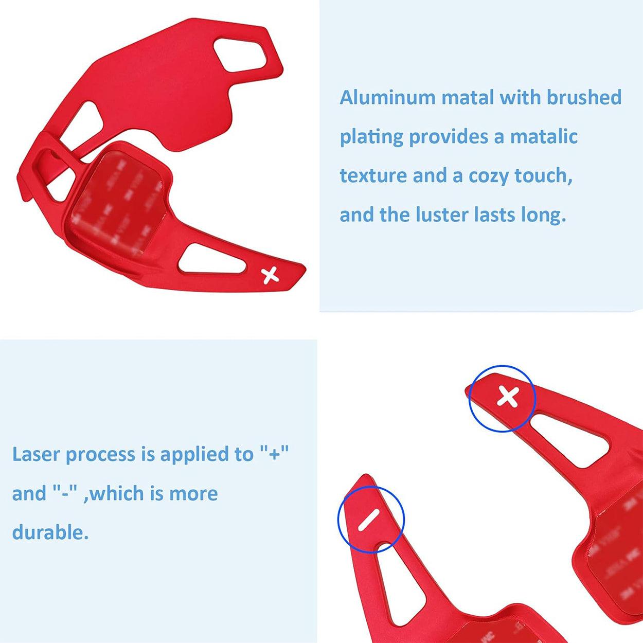 YDSSTORE Aluminum Metal Paddle Shifter Extensions for BMW (2. 3. 4. X1. X2. X3. X4. X5. X6 Series F30 F31 F15 F16 F25 F26)-autoydsstore