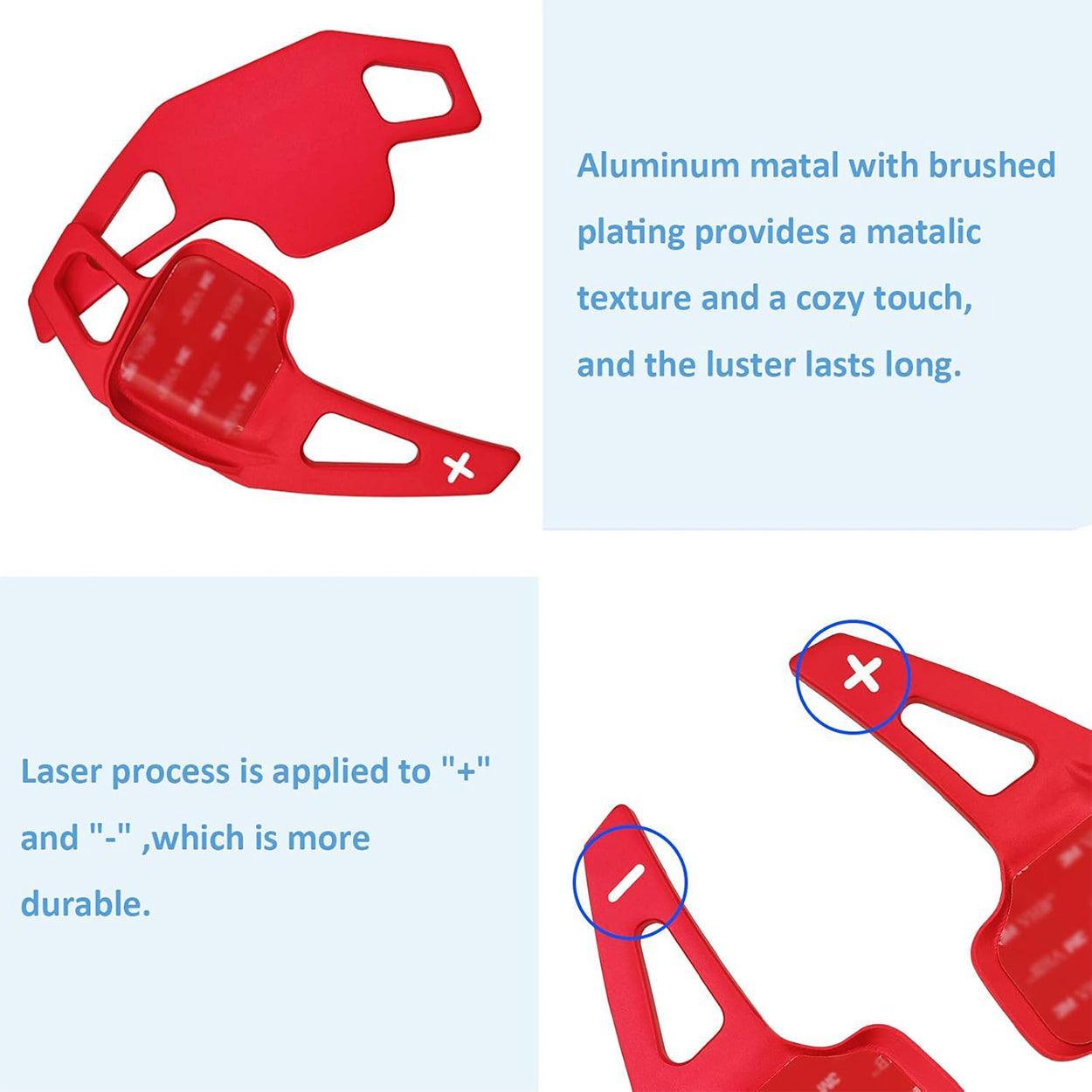 YDSSTORE Aluminum Metal Paddle Shifter Extensions for BMW (2. 3. 4. X1. X2. X3. X4. X5. X6 Series F30 F31 F15 F16 F25 F26)-autoydsstore