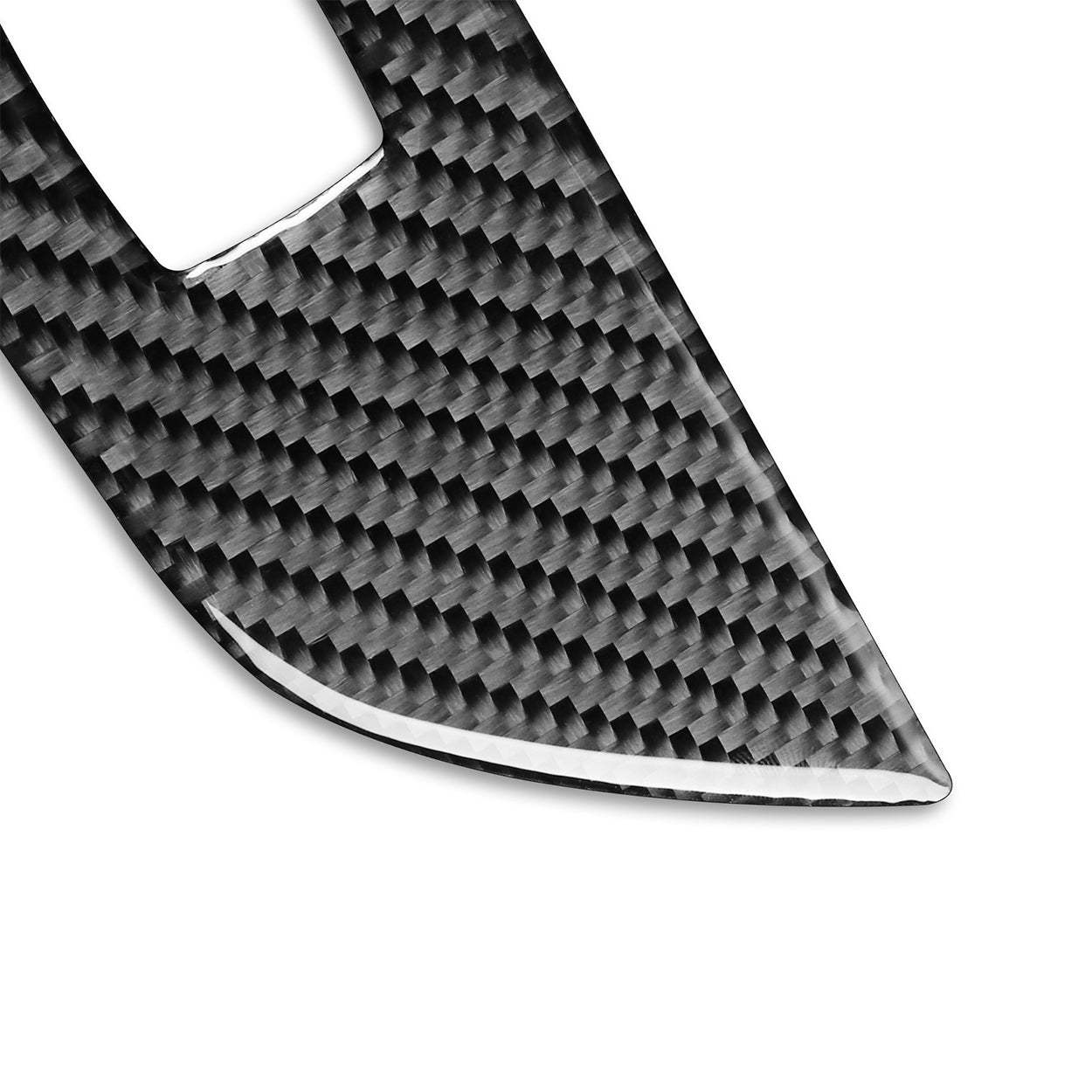 Carbon Fiber  Power Window Switch Panel Decoration – Window Lifting Control Button Trim Compatible with BMW X1 E84 2013-2015 (4pcs)-autoydsstore