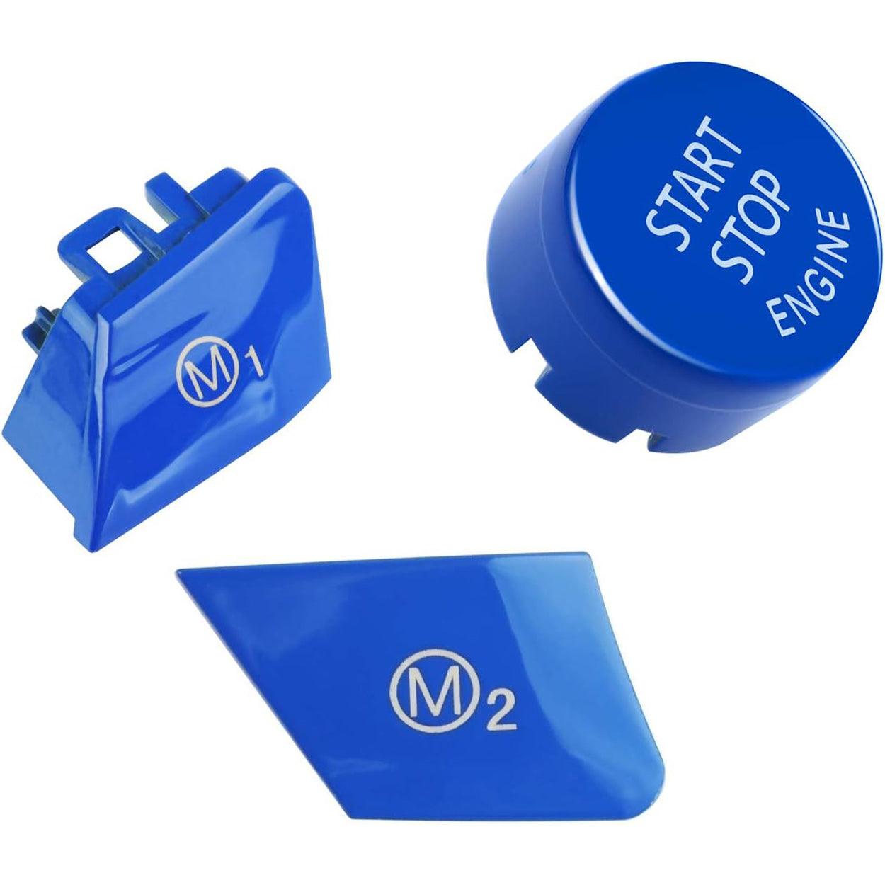 M1 M2 Buttons for BMW Steering Wheel Mode | M3 M4 M5 M6 X5M X6M F80 F82 F83 F10 F15 F16 F21 F30 F32 F33 F36 F06 F12 | Easy to Press. UV-Coated ABS Plastic-autoydsstore