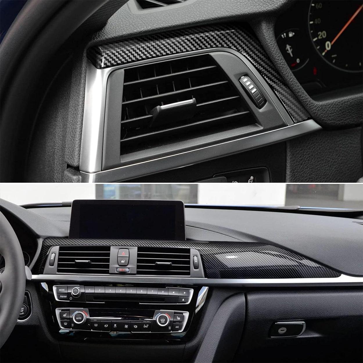 Car Dashboard Cover Panel Sticker Carbon Color ABS Decal Trim fits for BMW 3 4 Series F30 F31 F34 3GT F32 F33 F36 Accessories-autoydsstore
