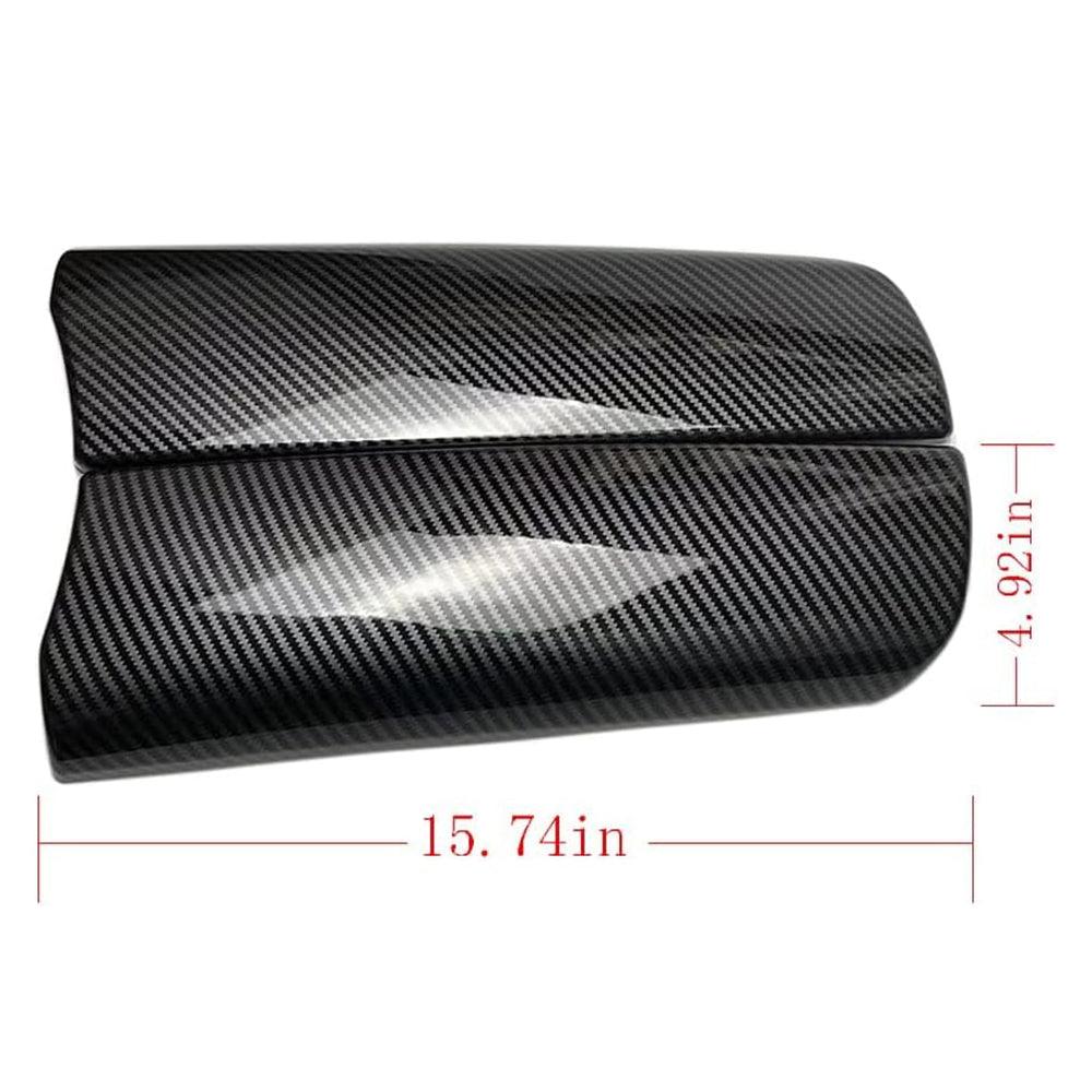 YDSSTORE  for BMW 7 Series F01 F02 2009-2015 ABS Carbon Fiber Color Car Interior Center Armrest Box Cover Console Box Storage Box Trim Covers (740i 740Li 750i 750Li 760Li)-autoydsstore