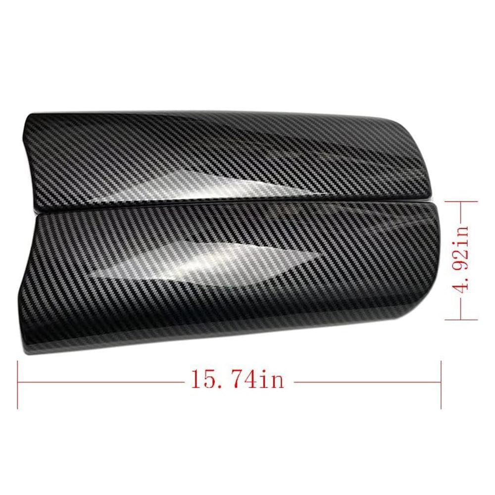 YDSSTORE  for BMW 7 Series F01 F02 2009-2015 ABS Carbon Fiber Color Car Interior Center Armrest Box Cover Console Box Storage Box Trim Covers (740i 740Li 750i 750Li 760Li)-autoydsstore