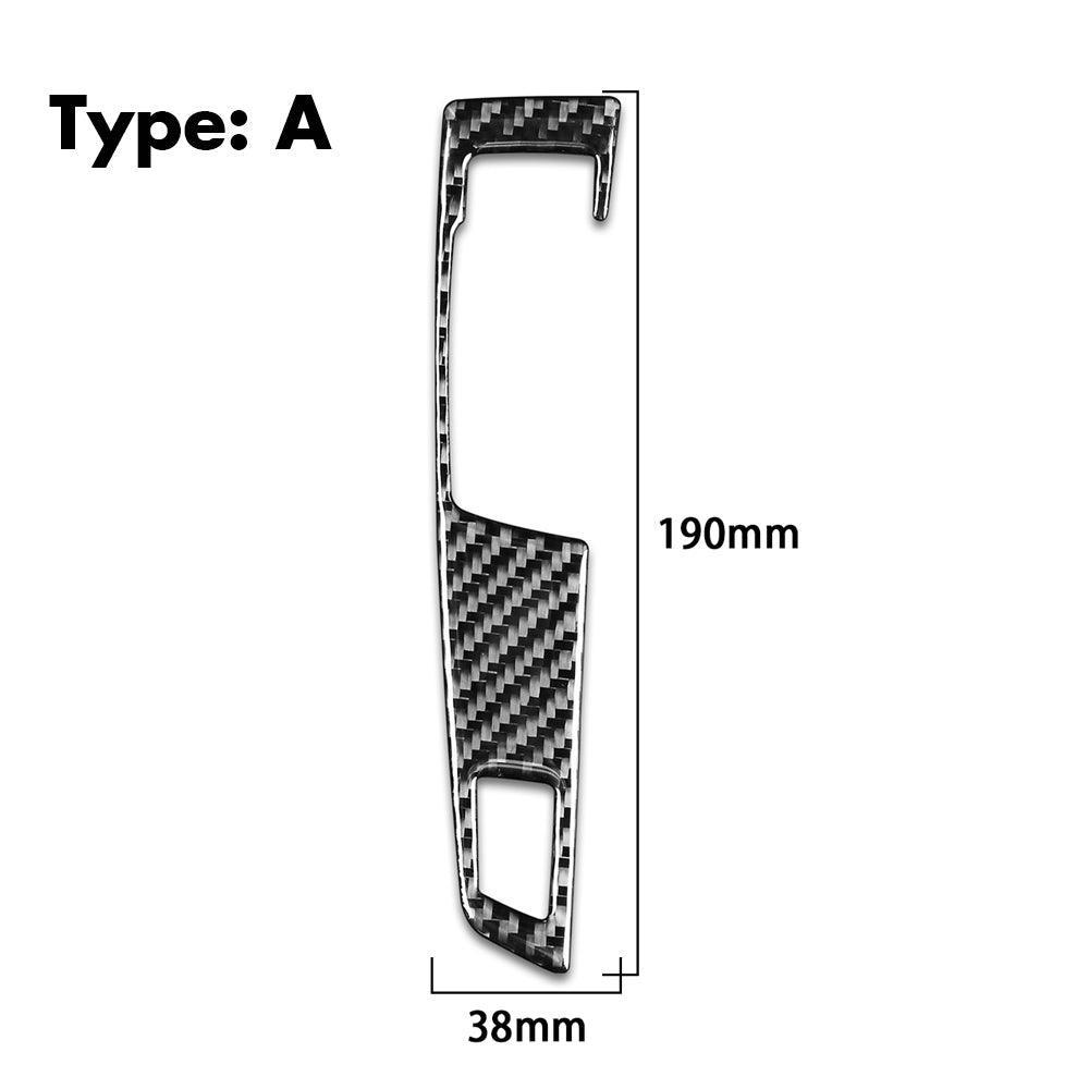 YDSSTORE  Compatible with Carbon Fiber Gear Shifter Box Driving Mode Panel Cover Trim Interior for BMW 5 Series F10 F11 F12 F13 F18 F25 F26 X3 X4 520i 528i 530i 535i 2011-2017-autoydsstore