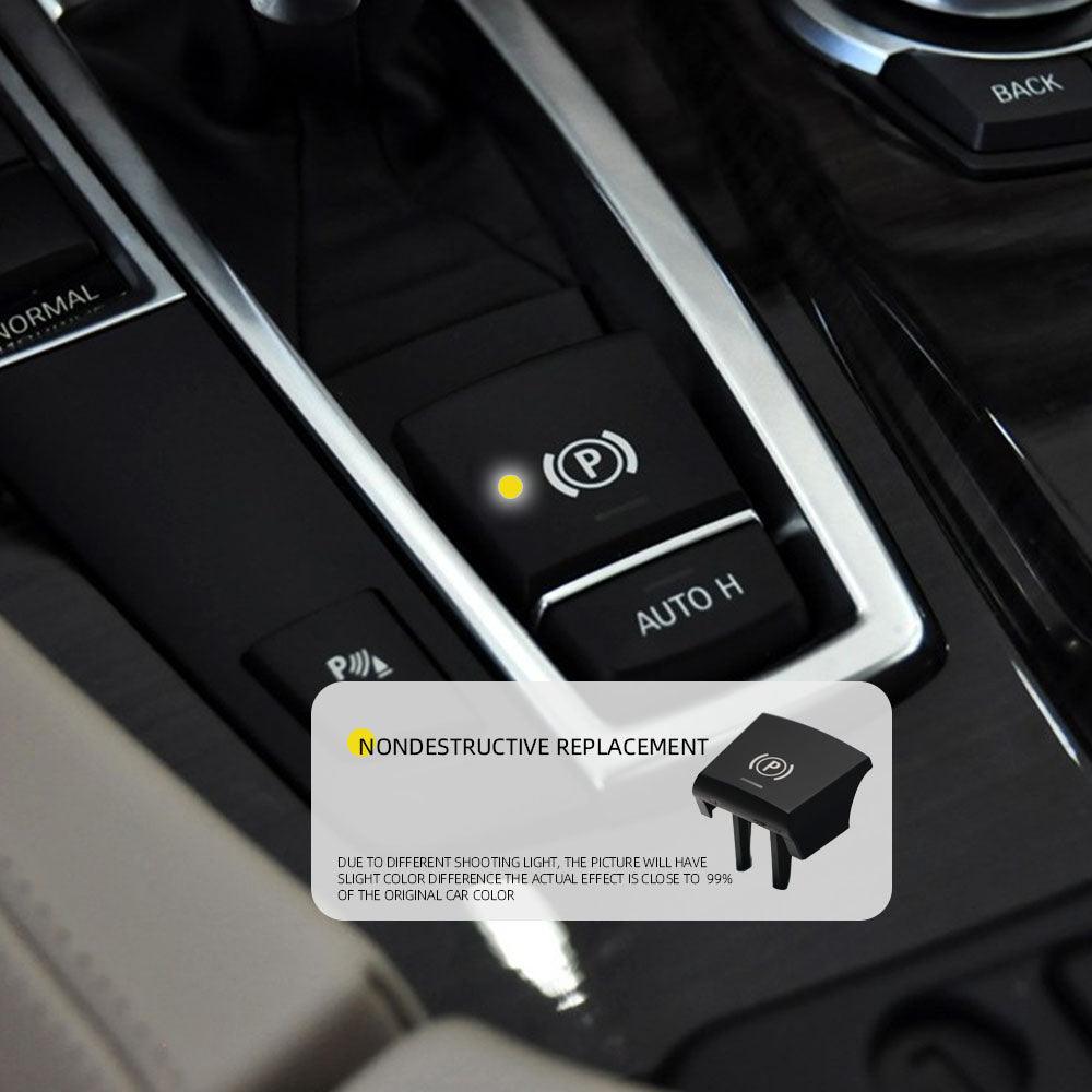 Compatible with BMW Parking Brake Button F10 F12 F01 F25 F26 F15 F16 Electronic Parking Switch Button Cover E-Brake P Button Replacement-autoydsstore