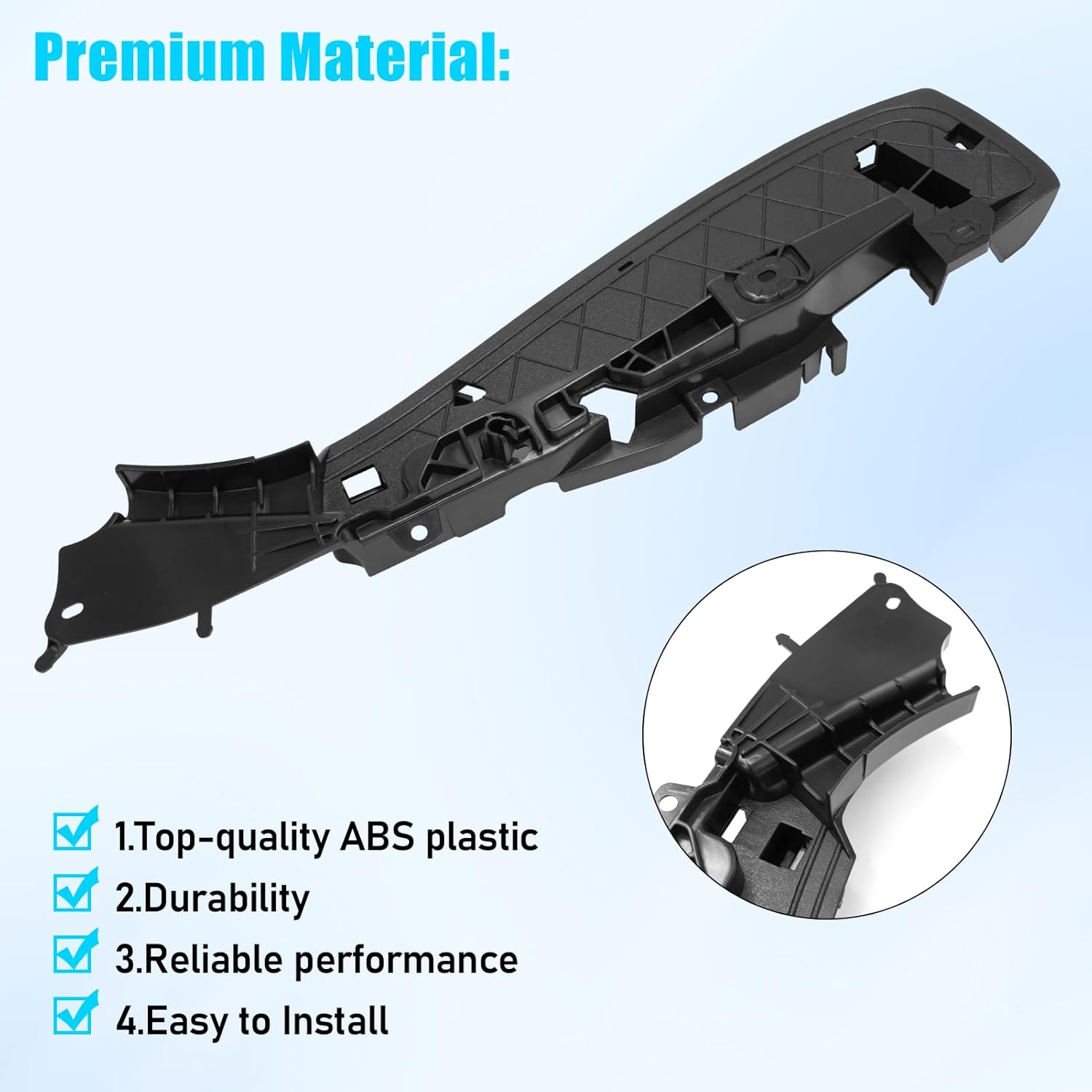 For BMW Front Seat Track Rail Cover 5' F07 F10 F11 G30 G31/6' G32/7' F01 F02 F03 G11 G12/X5 F15/X6 F16 F86. 52107317459 (Left)|YDSSTORE-autoydsstore