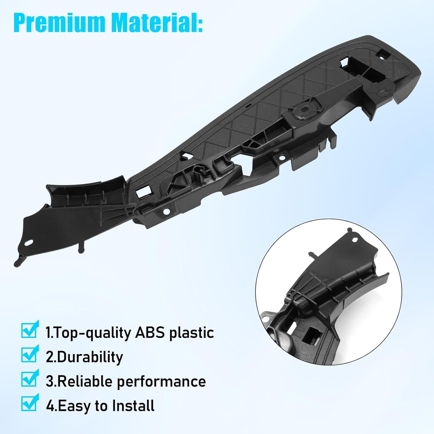 For BMW Front Seat Track Rail Cover 5' F07 F10 F11 G30 G31/6' G32/7' F01 F02 F03 G11 G12/X5 F15/X6 F16 F86. 52107317459 (Left)|YDSSTORE-autoydsstore