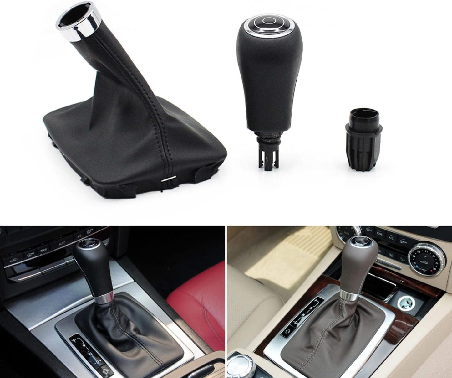 TTOILS Auto Automatische Shift Gear Shifter Knop Boot. voor Mercedes BENZ CE GLK Klasse AMG W204 W212 W207 X204 C204 C63 C300 C250 C350