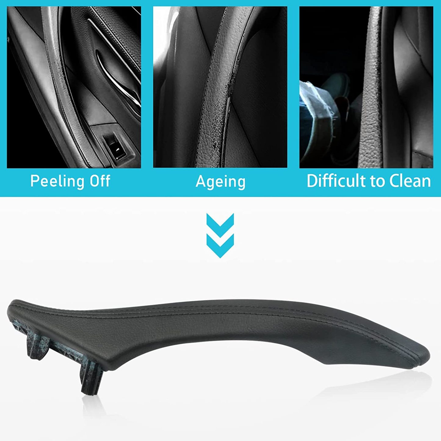 Upgraded For BMW 5 Series Car Door Handle Outer Cover-F10/F11 | Black | YDSSTORE