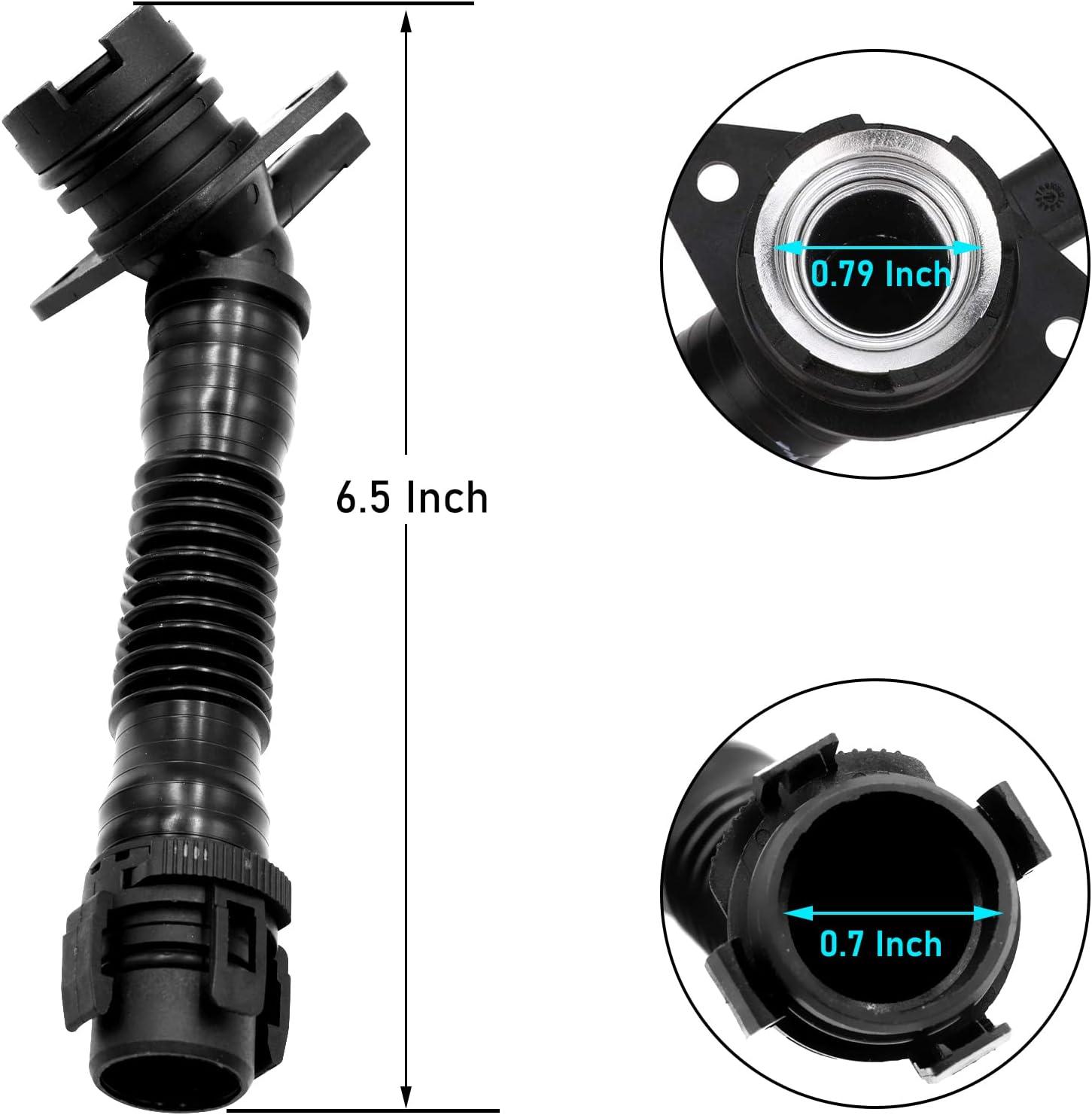 Crankcase Vent Hose Valve Cover 11127584128 for BMW N55 Engine PCV Breather Hose Compatible with  E88  E90 E91 F10 F11 F12 F13 E84 F25 F26  E70 F15 E71 F16-autoydsstore