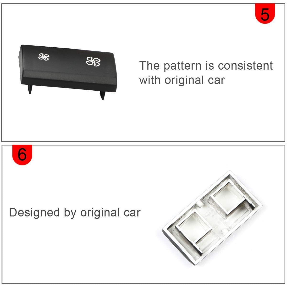 A/C Climate Control Fan Speed Button Replacement for BMW X5 E70 (2006-2013) / X6 E71 (2007-2014) – 1 PCS-autoydsstore