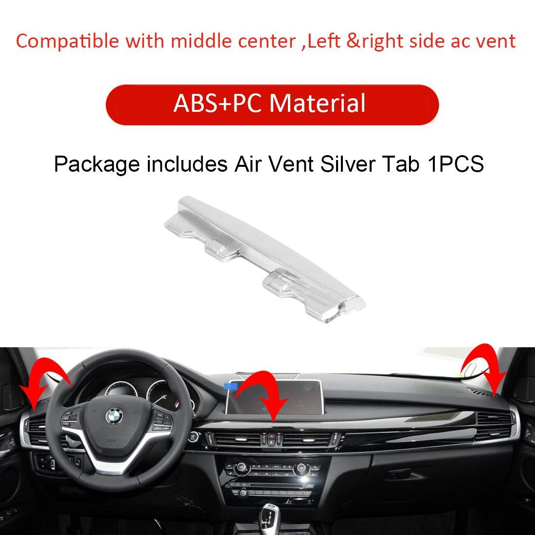 For BMW X5/X6 Car Air Vent Tab Chrome-Plated Trim Replacement | YDSSTORE