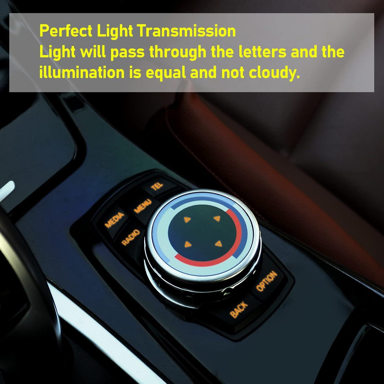 Multimedia iDrive Controller Knob Button Cover for BMW 5 Series F10 F11. 6 Series F12 F13. 7 Series F01 F02. X3 F25 – Premium Snap-On Replacement-autoydsstore