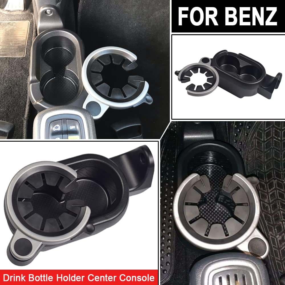 Car Center Console Drinks Water Cup Beverage Bottle Holder Mount for Mercedes-Benz Smart Fortwo 451 2007 2008-2014 A4518100370