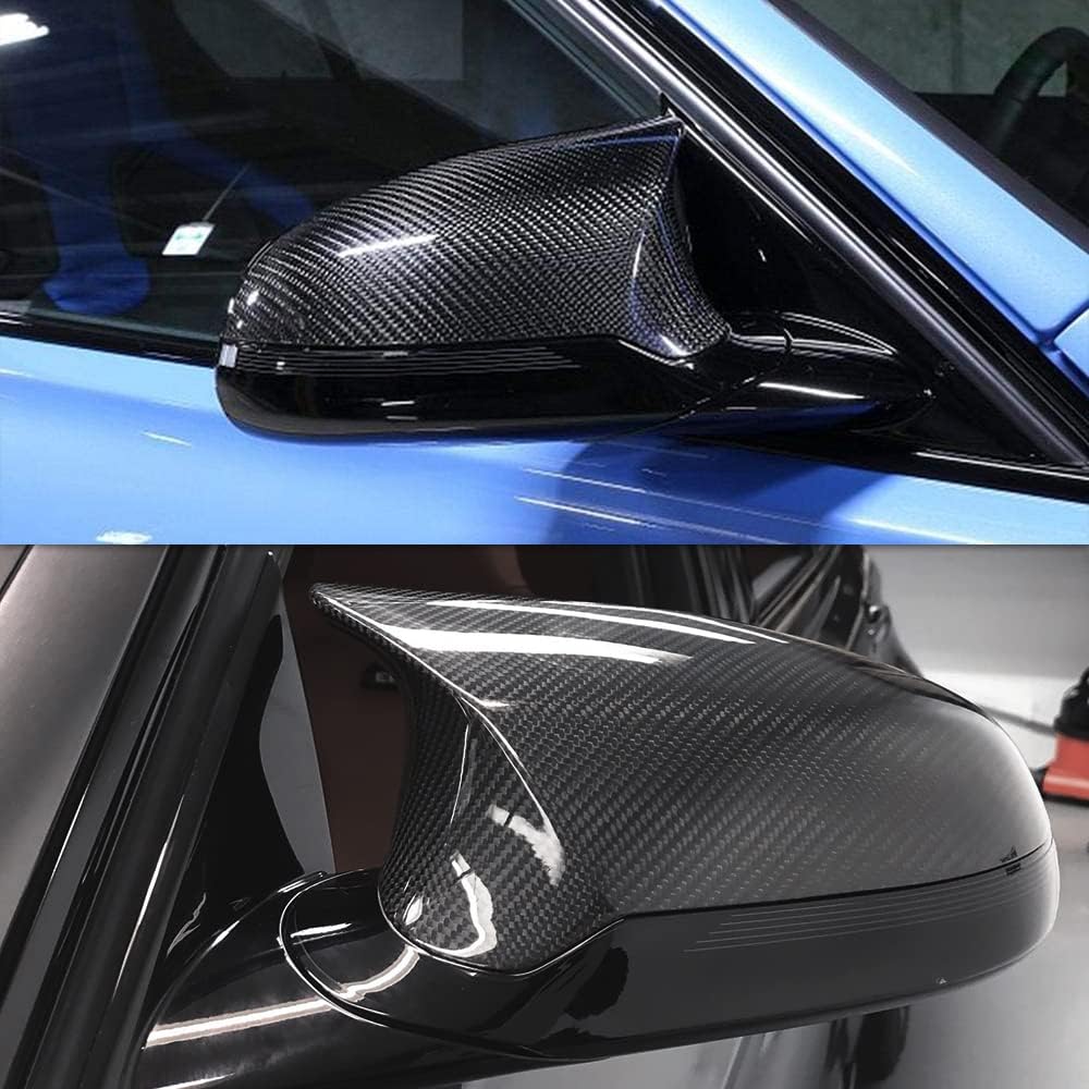 YDSSTORE Carbon Fiber  Side Mirror Covers for 2014-2020 BMW F80 M3 / F82 M4 / F83 M4 Mirror Caps (Replacement Style)-autoydsstore
