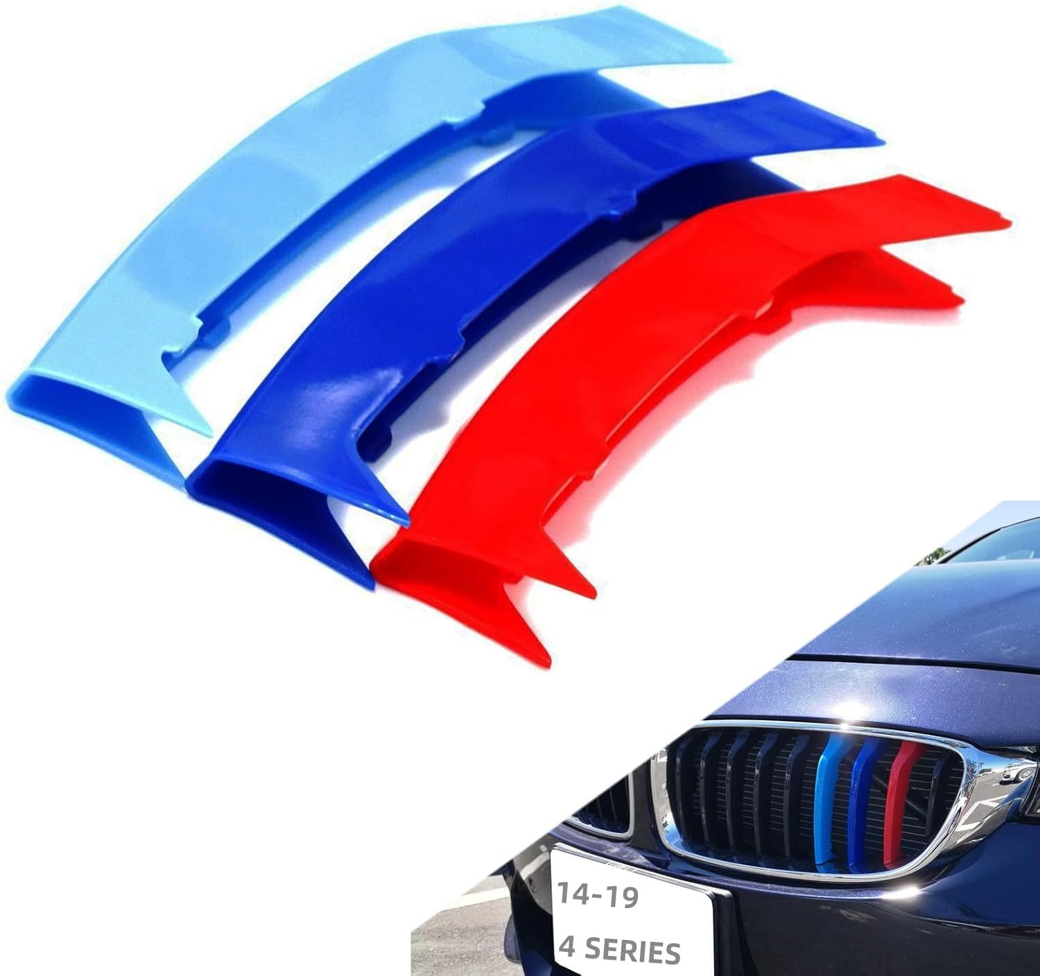 YDSSTORE Grille color stripes accessories 2020-2024 G14 G15 G16 8 Series 840I 850i 8-Beam